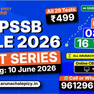 APSSB CGLE 2026 Test Series